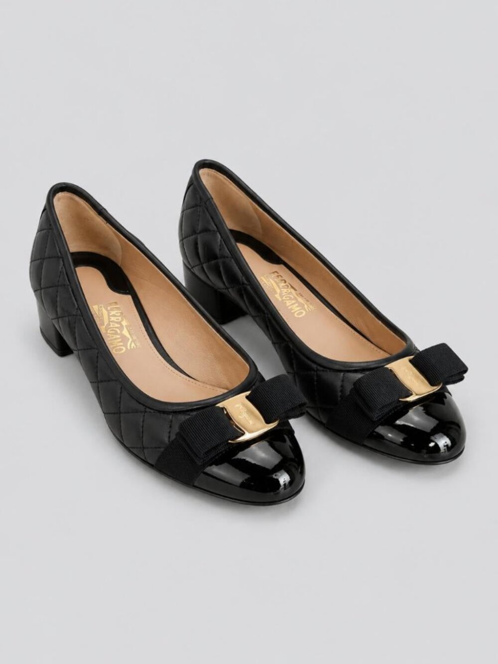 Women's Varina Quilted Ballet Flats - Nero